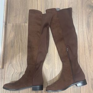 J. Crew Rich Brown Over the Knee Boots